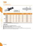 170 TER SK-TER Tapping Chuck SK-TER aU&5f&7J 5 'H' mm Specification D di Li L Suit collet Tapping capacity Ww Weight SK40- TER16-120 63 55 28 120 188 Каталог DEREK 2017 Инструмент металлорежущий и станочная оснастка Фрезы концевые твердосплавные и с режущими сменными пластинами Резцы Державки Расточные головки Стр. B58