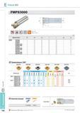 504 Фрезы Korloy Future Mill FMPS3000 Обозначение Применяемые СМП SDET-MF SDET-MM SDET-MA SDXT-MF SDXT-MM SDXT-MA Твердый сплав с покрытием Кермет NCM325 NCM33 Каталог KORLOY 2013 Металлорежущий инструмент Точение Фрезерование Сверление Инструментальная оснастка Стр. E168