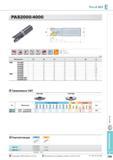 575 Фрезы Korloy Pro-A Mill PAS2000/4000 AR 0°-7° RR -21° 3° Обозначение Применяемые СМП VDKT-MA VCKT-MA Твердый сплав с покрытием Кермет NCM325 NCM335 NC5330 Каталог KORLOY 2013 Металлорежущий инструмент Точение Фрезерование Сверление Инструментальная оснастка Стр. E239