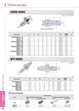 820 Патроны цанговые Korloy HSK-HDC Класс точности балансировки G2,5 nmax = 30 000 об/мин Система для подвода СОЖ (по запросу) Обозначение Инструментальная осн Каталог KORLOY 2013 Металлорежущий инструмент Точение Фрезерование Сверление Инструментальная оснастка Стр. I30