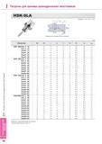830 Патроны Korloy для зажима цилиндрических хвостовиков HSK-SLA DIN69893-1 ISO 12164-1 2001 Отверстие для подвода СОЖ (по запросу) Обозначение Инструментальна Каталог KORLOY 2013 Металлорежущий инструмент Точение Фрезерование Сверление Инструментальная оснастка Стр. I40
