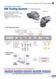 212 Technical Information for KM Tooling System Korloy For Multi-task Machines 3 Face Binding Superior precision Flexible Clamping System Superior Rigidity Var Каталог KORLOY 2016 Металлорежущий инструмент для точения фрезерования сверления и инструментальная станочная оснастка для металлообрабатывающих станков Стр. B157 ENG
