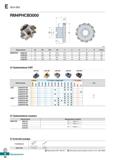 527 E Rich Mill RM4PHCB3000 (mm) Обозначение 0D 0D2 0d a b E F W Т-макс RM4PHCB 308015R 10 80 40 25 4 9 5 6 25 50 15 19 310015R 12 100 Каталог KORLOY 2018 Инструмент и станочная оснастка Фрезы концевые монолитные по металлу Сверла спиральные Токарные расточные державки Цанговые патроны Стр. E96
