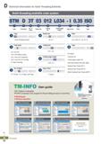 434 Technical Information for Solid Threading Endmills Solid threading endmills code system STM D 3T 03 012 L034 - I 0 35 ISO Type Flute style No of Каталог KORLOY 2020 Режущий и вспомогательный инструмент для станков ЧПУ и универсальных Фрезы с СМП Сверла твердосплавные Резцы токарные Пластины сменные режущие Стр. D50
