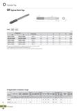 452 Carbide Tap SR Spiral Roll Tap Carbide Uncoated FN30T TiCN PC10T (mm) Designation Thread size L d K Kl Limits 2P 4P I M3X0 5-SR20 M3X0 5-SR40 M3X Каталог KORLOY 2020 Режущий и вспомогательный инструмент для станков ЧПУ и универсальных Фрезы с СМП Сверла твердосплавные Резцы токарные Пластины сменные режущие Стр. D68