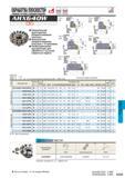 1003 ОБРАБОТКА ПЛОСКОСТЕЙ <РЕЗАНИЕ ЧУГУНОВ С БОЛЬШОЙ ПОДАЧЕИ> AHX640W Финишная Черновая обработка 1 P II 1 M 1 K ( N 1 1 S 1 II 1 H I Рис 1 080 DCSFMS Каталог MITSUBISHI 2016 Вращающийся и токарный режущий инструмент для металлообработки Сменные твердосплавные пластины Резцы Фрезы сборные и монолитные Сверла Стр. K025