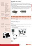 31 Интерфейс Mitutoyo DMX-3-2 USB Спецификация Размеры (ДхШхВ) 170 х 128x 55 мм Функция таймера Интервал 0-99 с или 0-99 мин Измерительный инструмент Mit Каталог MITUTOYO 2015 Измерительный инструмент метрологическое оборудование и контрольно-измерительные приборы Стр. 31