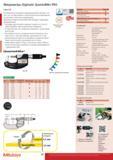 38 Mitutoyo 293-140 Микрометры Digimatic QuantuMike IP65 Серия 293 оснащены микрометрическими винтами с шагом 2 мм Это обеспечивает в 4 раза более быстро Каталог MITUTOYO 2015 Измерительный инструмент метрологическое оборудование и контрольно-измерительные приборы Стр. 38