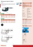 74 Цифровые трубные микрометры Mitutoyo Digimatic 395-271 395-272 395-273 395-274 с двумя сферическими измерительными пятками Погрешность ручного инструм Каталог MITUTOYO 2015 Измерительный инструмент метрологическое оборудование и контрольно-измерительные приборы Стр. 74