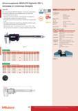 182 Штангенциркули Mitutoyo ABSOLUTE Digimatic IP67 с питанием от солнечных батарей Серия 500 Эти штангенциркули ABSOLUTE Digimatic с питанием от фотоэлем Каталог MITUTOYO 2015 Измерительный инструмент метрологическое оборудование и контрольно-измерительные приборы Стр. 182