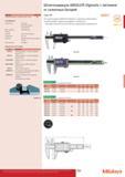 183 Цифровые штангенциркули Mitutoyo ABSOLUTE Solar Digimatic 500-454 500-444 500-455 500-445 500-453 500-443 Измерительный инструмент с питанием от солне Каталог MITUTOYO 2015 Измерительный инструмент метрологическое оборудование и контрольно-измерительные приборы Стр. 183