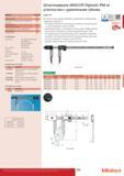 189 Функции Mitutoyo ORIGIN Исходное положение: АБС.-Нуль) Серия 552 4 OFFSET (Вылет) 4 DATA HOLD (Передача данных Удержание значения) Автоотключение чере Каталог MITUTOYO 2015 Измерительный инструмент метрологическое оборудование и контрольно-измерительные приборы Стр. 189