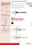 225 Штангенглубиномеры Mitutoyo ABSOLUTE Digimatic Функции ORIGIN (Исходное положение: АБС.-Нуль) Автоотключение через 20 мин. простоя Предупреждение о ни Каталог MITUTOYO 2015 Измерительный инструмент метрологическое оборудование и контрольно-измерительные приборы Стр. 225