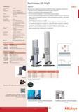 241 Электронные высотомеры Mitutoyo QM Height 350 с диапазоном измерения от 0 до 350 мм Исполнение контрольно-измерительный инструмента без воздушной поду Каталог MITUTOYO 2015 Измерительный инструмент метрологическое оборудование и контрольно-измерительные приборы Стр. 241