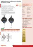 248 Индикатор цифровой Mitutoyo 543 500B ABSOLUTE Digimatic ID-SS с питанием от солнечных батарей Высокоточный измерительный инструмент с разрешением 0,00 Каталог MITUTOYO 2015 Измерительный инструмент метрологическое оборудование и контрольно-измерительные приборы Стр. 248