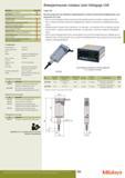 389 Измерительная головка Mitutoyo Laser Hologage LGH Функции Серия 542 Вывод данных Digimatic ВКЛ. ВЫКЛ. Функции для блока индикации Установка нуля J Пре Каталог MITUTOYO 2015 Измерительный инструмент метрологическое оборудование и контрольно-измерительные приборы Стр. 389