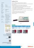 509 Спецификация Mitutoyo Surftest SJ-310 Привод Диапазон измерения 16 мм 48 мм S-тип Диапазон перемещения 175 мм 56 мм S-тип Скорость измерения 025 мм с; Каталог MITUTOYO 2015 Измерительный инструмент метрологическое оборудование и контрольно-измерительные приборы Стр. 509