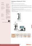 571 Твердомеры Mitutoyo по Виккерсу HV-110 120 Спецификация Тип нагружения Моторизованный Время выдержки 5-999 с (по выбору) Оптическая система Оптическая Каталог MITUTOYO 2015 Измерительный инструмент метрологическое оборудование и контрольно-измерительные приборы Стр. 571