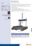 601 Крупногабаритная КИМ Mitutoyo Strato Apex портального типа с ЧПУ Серия 355 Температурная компенсация при температуре от 18 до 22 С Шкалы с разрешением Каталог MITUTOYO 2015 Измерительный инструмент метрологическое оборудование и контрольно-измерительные приборы Стр. 601