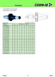 243 Оправки инструментальные 7/24 DIN 69871 Shrink fit holder Термопатрон 7/24 DIN 69871 regular design Code key Обозначение Dimensions,mm Размеры,мм NC d D Каталог СКИФ-М 2011 Металлорежущий инструмент для фрезерования и сверления Инструментальная оснастка для металлообрабатывающих станков Стр. 243 RUS ENG
