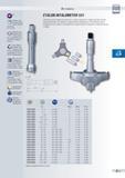 104 Микрометрический нутромер Tesa ETALON INTALOMETER 531 для измерения сквозных и глухих отверстий коротких центрирующих буртиков Модели с диа-пазон Каталог TESA 2010 Контрольно-измерительный инструмент для линейно-угловых измерений Стр. D-15