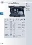 105 Нутромеры Tesa ETALON INTALOMETER 531 Метрические наборы Технические данные см. на стр. D-15. Установочные кольца см. на стр. D-17. Защитный футл Каталог TESA 2010 Контрольно-измерительный инструмент для линейно-угловых измерений Стр. D-16