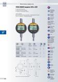 119 Электронные индикаторы Tesa DIGICO Модель 205 305 со сдвоенным ЖК-дисплеем Основные характеристики высокоточного измерительного инструмента Элект Каталог TESA 2010 Контрольно-измерительный инструмент для линейно-угловых измерений Стр. F-4