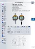 120 Электронные индикаторы TESA DIGICO 400 и 500 Режимы измерения абсолютный/относительный. Сдвоенный ЖК-дисплей. Поворот дисплея на 270°. То же само Каталог TESA 2010 Контрольно-измерительный инструмент для линейно-угловых измерений Стр. F-5