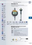 122 Электронные индикаторы TESA DIGICO 705 Используется в комбинации с нутромером с 2-точечным контактом. Позволяет настраивать индикатор на минималь Каталог TESA 2010 Контрольно-измерительный инструмент для линейно-угловых измерений Стр. F-7