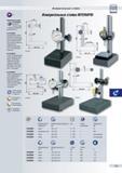 214 Измерительные стойки Tesa 01639035 Вороненая стальная стойка с зажимным отверстием диаметром 8 мм. № 01639029 Хромированная стойка с резьбой и ус Каталог TESA 2010 Контрольно-измерительный инструмент для линейно-угловых измерений Стр. I-9