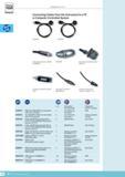 31 Connecting Cables from the instrument to a PC or Computer Controlled System X3 04760181 04760182 Instrument connection special 04761038 clinqbevel Ins Каталог TESA 2014 Контрольно-измерительный инструмент и оборудование Стр. A-10 ENG