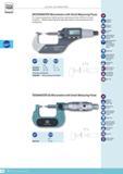 67 DIGITAL MICROMETERS TESA with small Measuring Faces For measuring grooves feather grooves splines and other difficult to reach locations Small measuri Каталог TESA 2014 Контрольно-измерительный инструмент и оборудование Стр. C-10 ENG