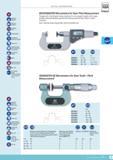 72 Электронные зубомерные микрометры Tesa MICROMETER для измерения расстояний между касательными к зубу Невращающийся измерительный шпиндель DIGITAL MICR Каталог TESA 2014 Контрольно-измерительный инструмент и оборудование Стр. C-15 ENG