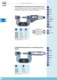 75 Micrometers TESA for Thread MEASUREMENT Used for pitch diameter inspection Anvil with adjustable holder for mounting a measuring insert with prismatic Каталог TESA 2014 Контрольно-измерительный инструмент и оборудование Стр. C-18 ENG