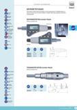 84 EXTERNAL MICROMETERS TESA DIN 863 T2 (Style E) 0001 mm 0 0 Conversion mm in Max perm error of 4 pm Tungsten carbide tipped Inspection report V vl with Каталог TESA 2014 Контрольно-измерительный инструмент и оборудование Стр. C-27 ENG