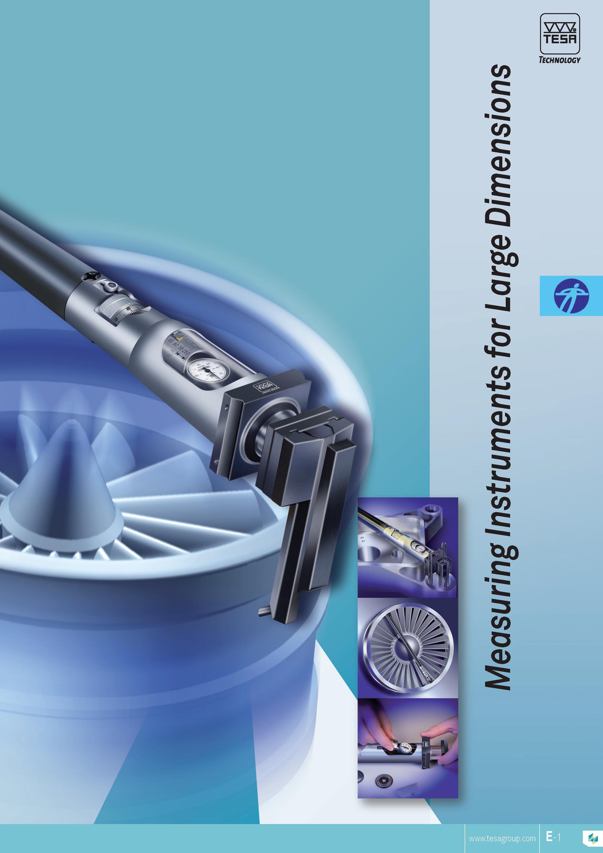 110 TESA Technology TESA Каталог TESA 2014 Контрольно-измерительный инструмент и оборудование Стр. E-1 ENG