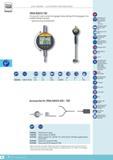 123 DIAL GAUGES ELECTRONIC AND ANALOGUE TESA DIGICO 705 For use with 2-point contact bore gauges Allows setting of the dial gauge to the smallest setting Каталог TESA 2014 Контрольно-измерительный инструмент и оборудование Стр. F-6 ENG