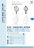 134 DIAL GAUGES ANALOGUE TESA EN ISO 463 Factory standard Cardboard box 0001 mm Full-metal dial casing Mounting shank and plunger in hardened stainless st Каталог TESA 2014 Контрольно-измерительный инструмент и оборудование Стр. F-17 ENG