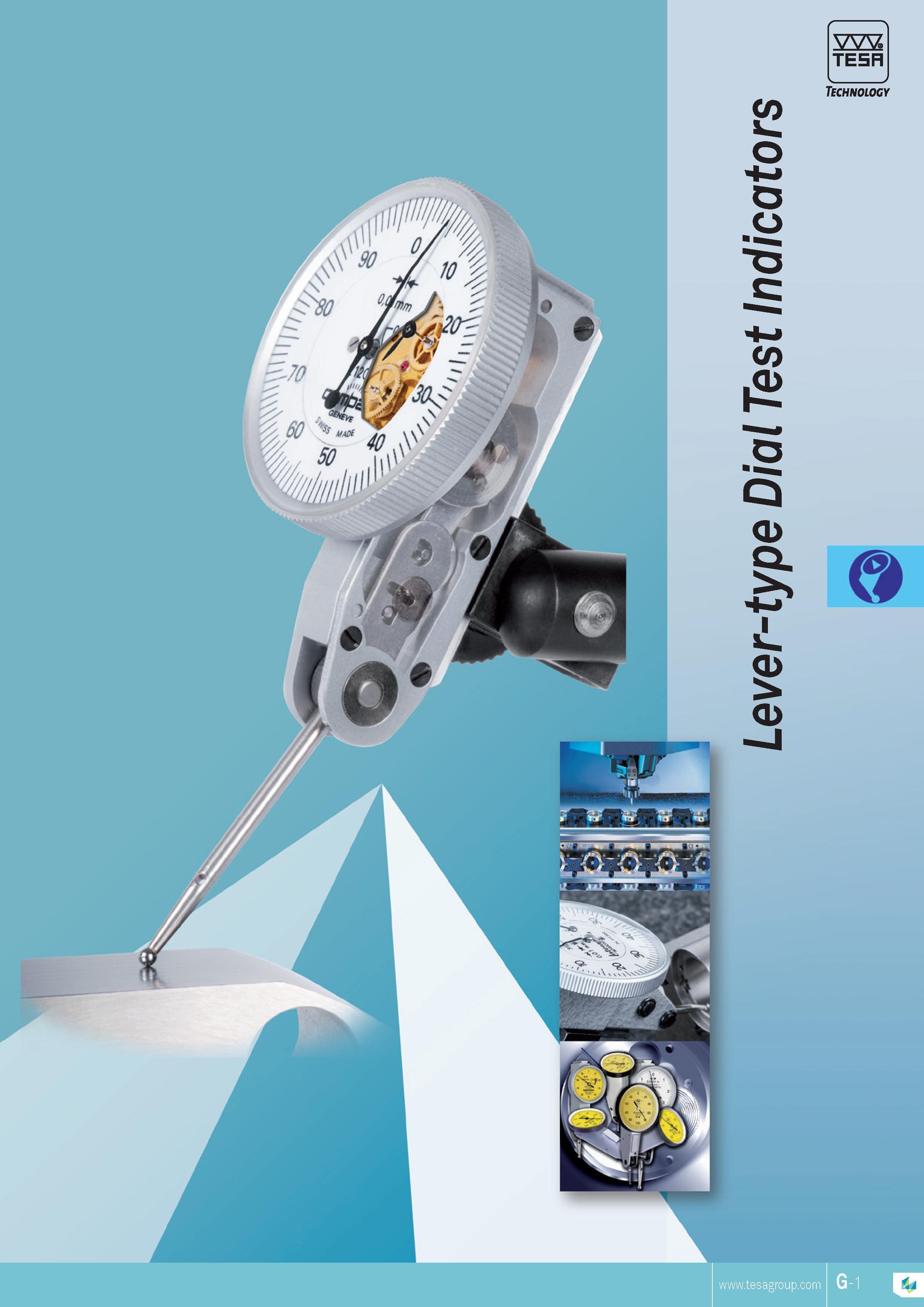 148 TESA Technology Каталог TESA 2014 Контрольно-измерительный инструмент и оборудование Стр. G-1 ENG