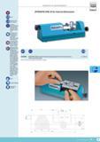 172 Accuracy is generally influenced by the measuring 30 mm 8 to 38 mm (standard accessory) instrument as well the type of inserts used Main body in cast Каталог TESA 2014 Контрольно-измерительный инструмент и оборудование Стр. H-11 ENG