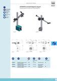 178 MEASURING STANDS TESA Switchable magnet A Clamp with 0 8 mm clamping bore Supplied without 1 measuring instrument o Suitable transport packing Declara Каталог TESA 2014 Контрольно-измерительный инструмент и оборудование Стр. I-5 ENG