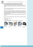 191 INCLINOMETERS AND PRECISION LEVELS Irrespective of whether they are spirit or electronic inclinometers all precision levels are based on the same perf Каталог TESA 2014 Контрольно-измерительный инструмент и оборудование Стр. J-2 ENG