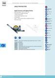 203 Angle Protractor with Digital Display Measuring ranges 1x 360 2x 180 4x 90 Large decimal or sexagesimal display 2 measuring directions Fine setting wi Каталог TESA 2014 Контрольно-измерительный инструмент и оборудование Стр. J-14 ENG