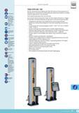 268 HEIGHT GAUGES TESA Factory standard 83 x 49 mm LC display 7-decade plus minus sign Also with graphical symbols for all active functions 00001 0001 001 Каталог TESA 2014 Контрольно-измерительный инструмент и оборудование Стр. N-7 ENG