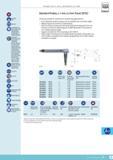 310 DIN 32876 Part 1 See table Q IP o m Nickel-plated housing Stainless steel measuring bolt hardened Nitrile sealing bellows resistant elastomer Fixing s Каталог TESA 2014 Контрольно-измерительный инструмент и оборудование Стр. O-17 ENG