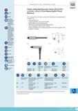 334 DIN 32876 Part 1 See table Nickel-plated housing Stainless steel measuring bolt hardened Sealing bellows Nitrile resistant elastomer Probe body A 0 8 Каталог TESA 2014 Контрольно-измерительный инструмент и оборудование Стр. O-41 ENG