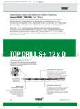 190 Спиральные сверла TDS+ 12 x D способны выполнять обработку отверстий в различных материалах Четырехленточная геометрия обеспечивает стабильность Каталог WIDIA 2012 Новый металлорежущий инструмент и инструментальная оснастка Цельные и сборные фрезы Метчики Обработка отверстий Точение на металлообрабатывающем оборудовании Стр. A180