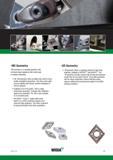 15 MS geometry is a moulded geometry with increased edge toughness that is best used in medium machining The -MS geometry offers excellent chip contro Каталог WIDIA 2017 Металлорежущий инструмент Стационарный и вращающийся для металлообрабатывающих станков и оборудования Стр. A3 ENG