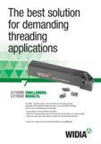 610 The Widia TopThread system is the best solution for demanding threading applications With unmatched tooling technology, you can trust Widia TopThre Каталог WIDIA 2017 Металлорежущий инструмент Стационарный и вращающийся для металлообрабатывающих станков и оборудования Стр. F12 ENG