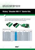 822 The kits are set up to serve the majority of shoulder milling applications, delivered with a cutter body and the latest Widia Victory grade s Detai Каталог WIDIA 2017 Металлорежущий инструмент Стационарный и вращающийся для металлообрабатывающих станков и оборудования Стр. J14 ENG